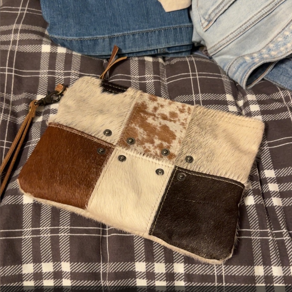 Patchwork Clutch Bag